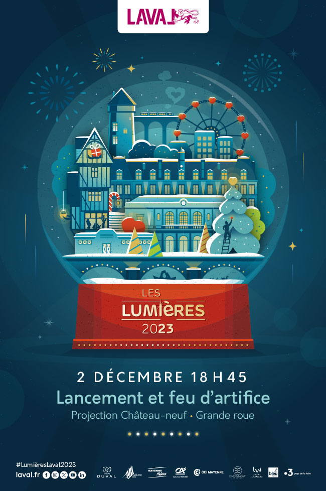 Illustration illuminations lumières Laval